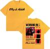 Rapper Kris R Trap De Medallo 2026 Tour Graphic Tshirts Men Women Fashion Hip Hop Retro T Shirt Cotton Casual Oversized Tshirt