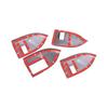 Cars Accessories Door Window Button Cover For Landrover Range Rover Sport RR Sport L494 2014- Car Upgrade Modify A Car