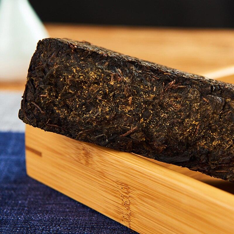 2019 TianJian Anhua Dark Tea with Gloden Flower Compressed Tea 1000g