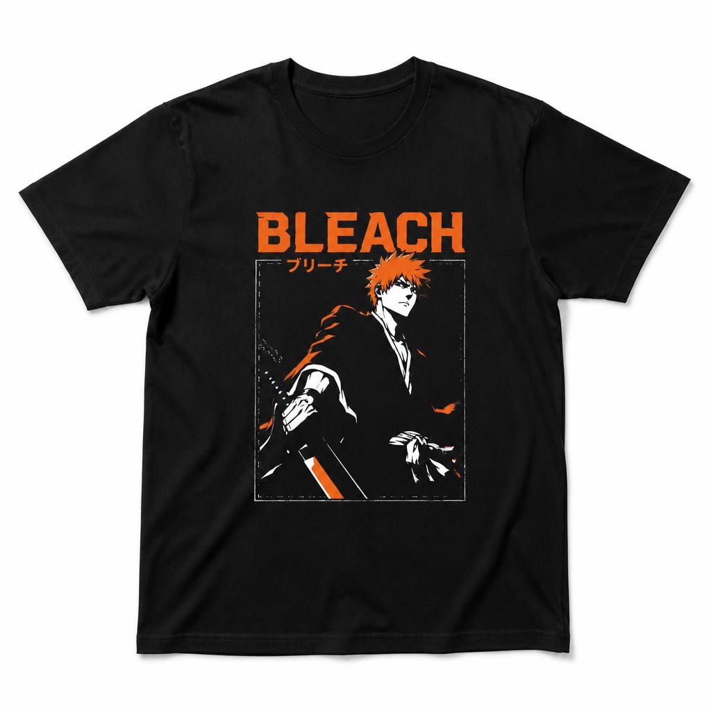 Bleachs Anime Unisex T Shirt Cotton Clothing Fun Short Sleeve Tee Gift TShirts