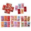6Pcs Red Envelope Bag Thick Coated Paper with 3D Embossed Year of The Horse 2026 Design Traditional Chinese Red Packet