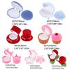 Gift Holder Earrings Necklace Holder Bracelet Container Wedding Ring Boxes Velvet Jewelry Box