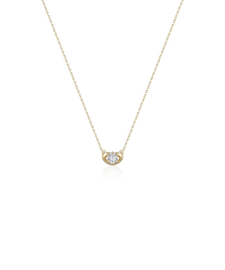 Reve Rv-Lab Diamond 0.3 Carat Phal. Love Necklace