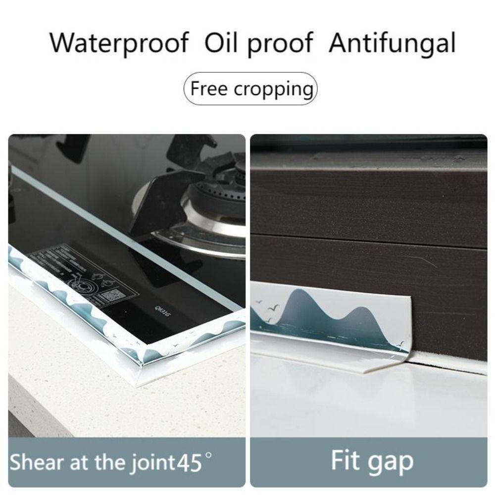 3,2 м ПВХ клейкие уплотнительные ленты для защиты от плесени герметизирующая лента полезная кухонная герметик для раковины для ванной комнаты