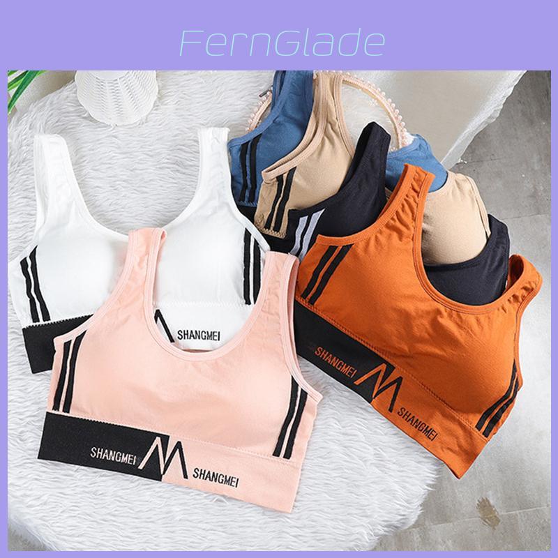 Women's Seamless Fitness Yoga Sports Bra With U Back And Push Up Cup Padding