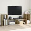 VidaXL TV Furniture 2 Pcs Sonoma Oak 75x30x50 Cm Engineered Wood, TV Stand, Multimedia Cabinet, Entertainment Center, 840788