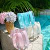 1Pair Buoyancy Aid Swim Arm Floaters PVC Swimming Arm Rings Inflatable Arm Bands  for Adults