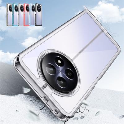 Для Realme 12 5G Чехол Realme 12 5G Capas Новый Ударопрочный Телефон Бампер Задняя Броня Прозрачный Fundas OPPO Realme 12 5G