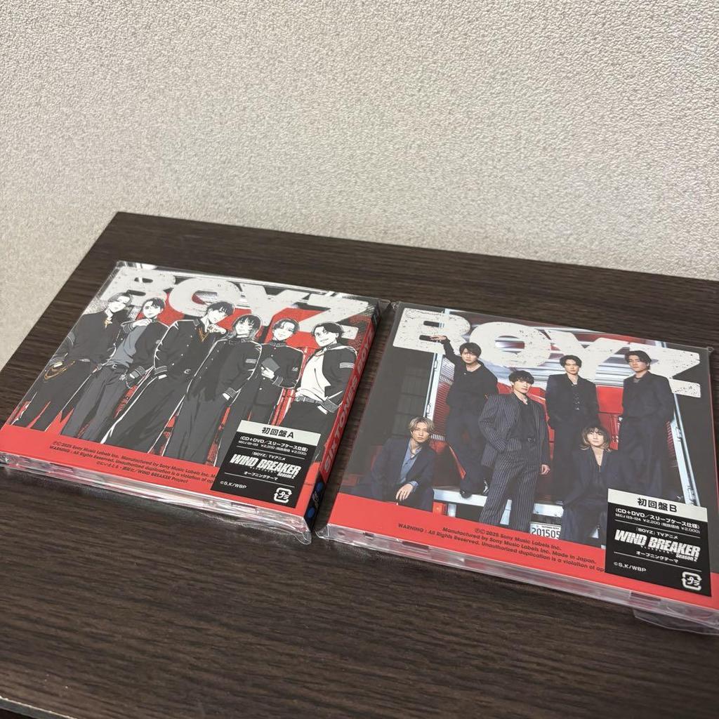 [Б/У] SixTONES BOYZ Издание первого пресса A Издание первого пресса B CD
