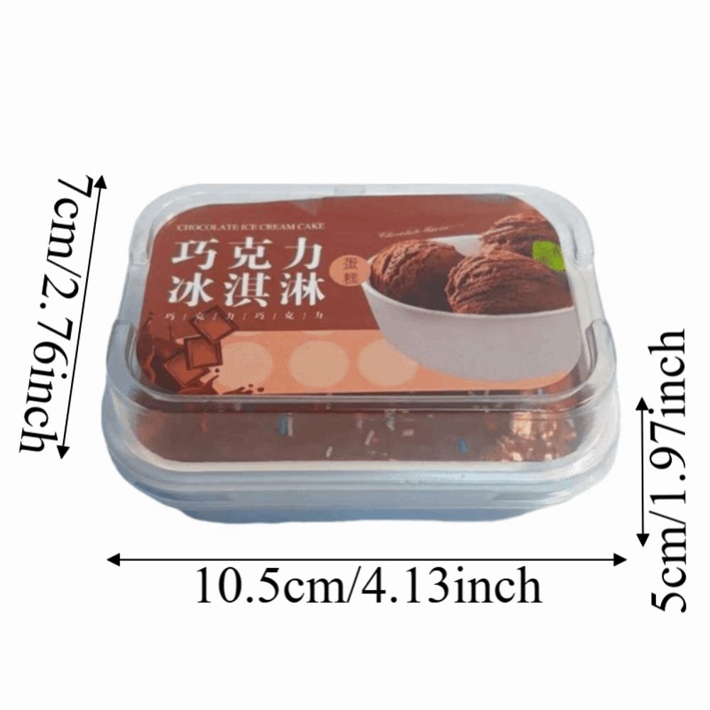 3D Sticky Box Cake Squishy Toy Slow-rebound Squishy Fidget Toy Simulation Toy