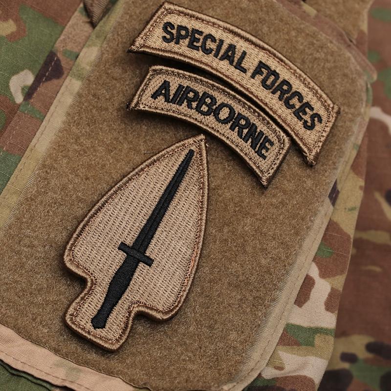 НАС. Нарукавная повязка Командования специальных операций «Скорпион» с камуфляжным принтом Наплечная нашивка ACU Знак CP Вышивка Тактическая на липучке