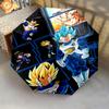 1 шт. Автоматический складной зонт - Узор Dragon Ball Super Портативный складной дизайн с 8 спицами Рождественские и Новогодние подарки