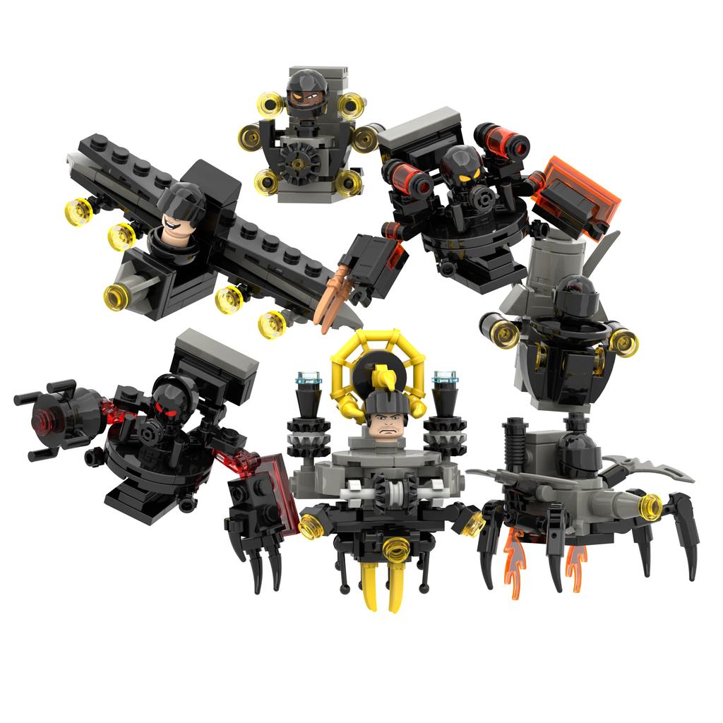 Горячие строительные блоки Skibidi Toilet Туалет Модернизированный G-Man&Dominator Фигурки Модель Титан Спикермен Игрушки для детей Рождественский подарок