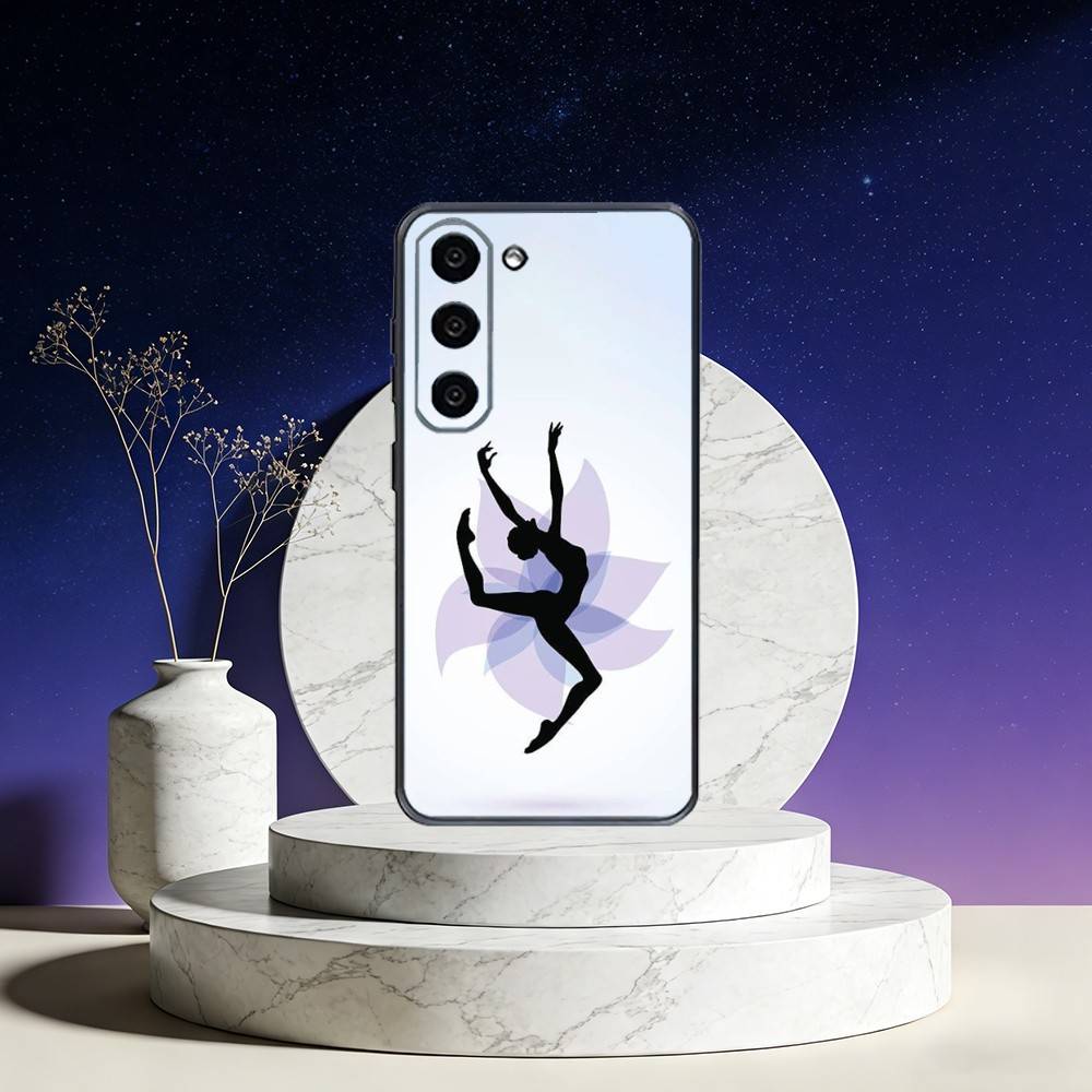 Чехол для телефона GYM Girl Gymnastic для Samsung Galaxy A73,A72,A71,A70,A53,A52,A51,Другие Мягкий Черный Чехол