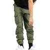 Мужские камуфляжные мешковатые брюки-карго, мужские армейские тактические повседневные длинные брюки, свободные прямые брюки, размер плюс 3XL