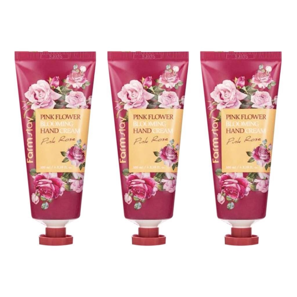 FARM STAY Крем для рук Pink Flower Blooming Розовая роза 100мл (3 варианта)