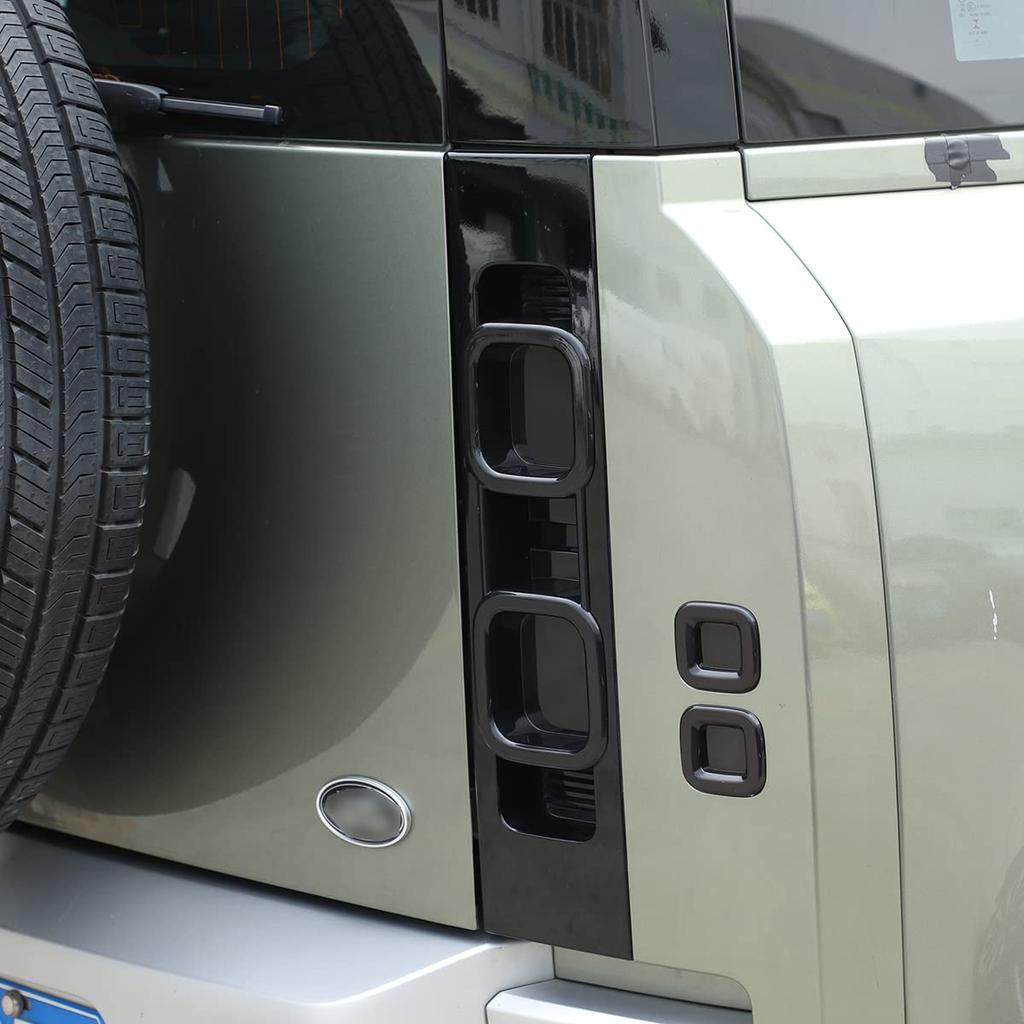 METYOUCAR for Land Rover Defender 90 110 Tail Light Cover Tail Light Guard Decoration Car Tail Light Smoky Color Tail Light Cover Sunshade Brake