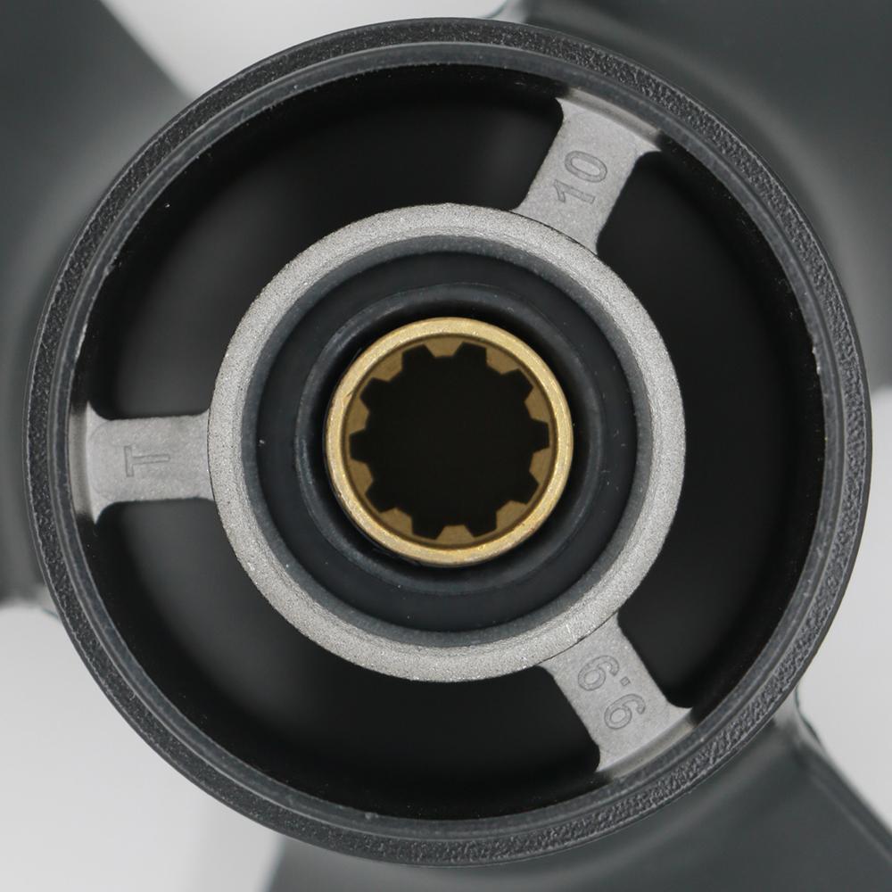 Пропеллер 9,9x10 для подвесного двигателя Tohatsu 25HP 30HP MFS25 MFS30 NSF25 NSF30 10 зубьев шлица 3R0B64521-0
