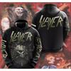 Новая Толстовка с 3D-принтом Slayer для Мужчин и Женщин Модная Толстовка с Длинным Рукавом Толстовка Хип-Хоп Оверсайз Толстовка Мужская Спортивный Костюм Череп