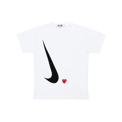 Мужская футболка с коротким рукавом X Comme des Garçons PLAY Белая AE-T402-051-1