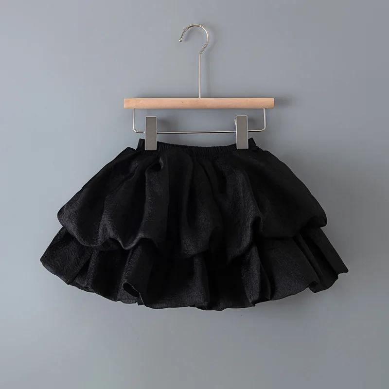 Летняя юбка-пачка для девочек, вечерние балерины, многослойное бальное платье на день рождения, короткая юбка принцессы для детей, школьная юбка для подростков, танцевальная группа