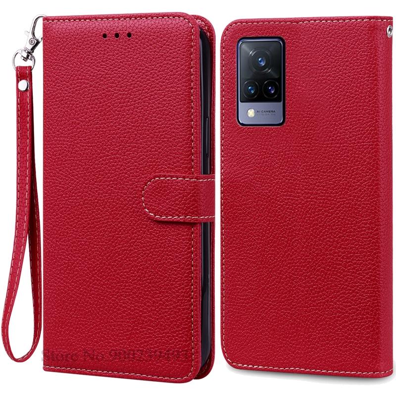 Для чехла Vivo V21 Vivo V21 5G Кошелек Флип Кожаный Чехол Для Vivo V2050 V2066 V2108 Vivo V 21 Задняя Крышка Для Корпуса Vivo V21 5G