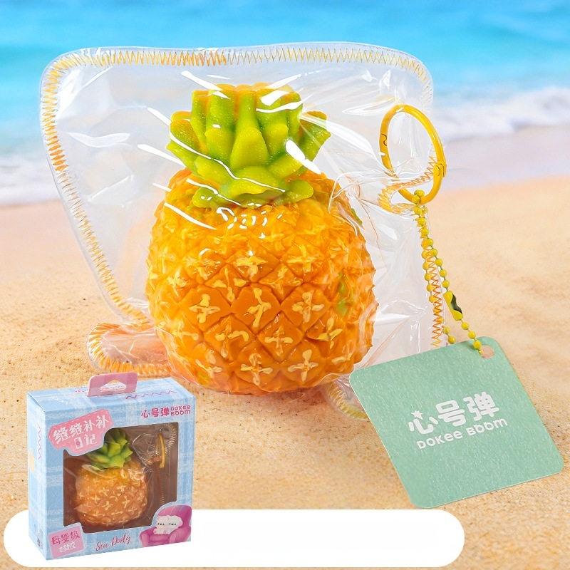 Simulated Fruit Squishy Toy Penguin Elephant Decompression Toy Slow Rebound Silicone Mochi Toy Girlfriend Birthday Gift