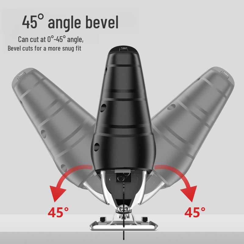 Портативная многофункциональная электрическая криволинейная пила типа 55 для деревообработки и бытового использования