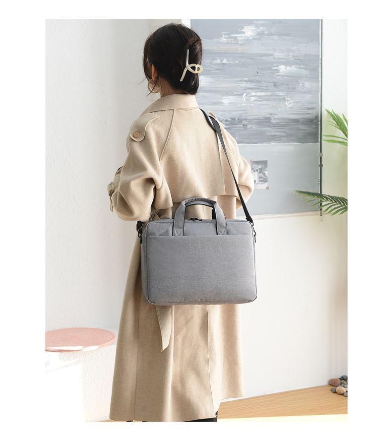 16-дюймовая ручная сумка для ноутбука для Apple, Huawei, Lenovo, Xiaomi, Dell – Дизайн с воздушной подушкой для мужчин и женщин