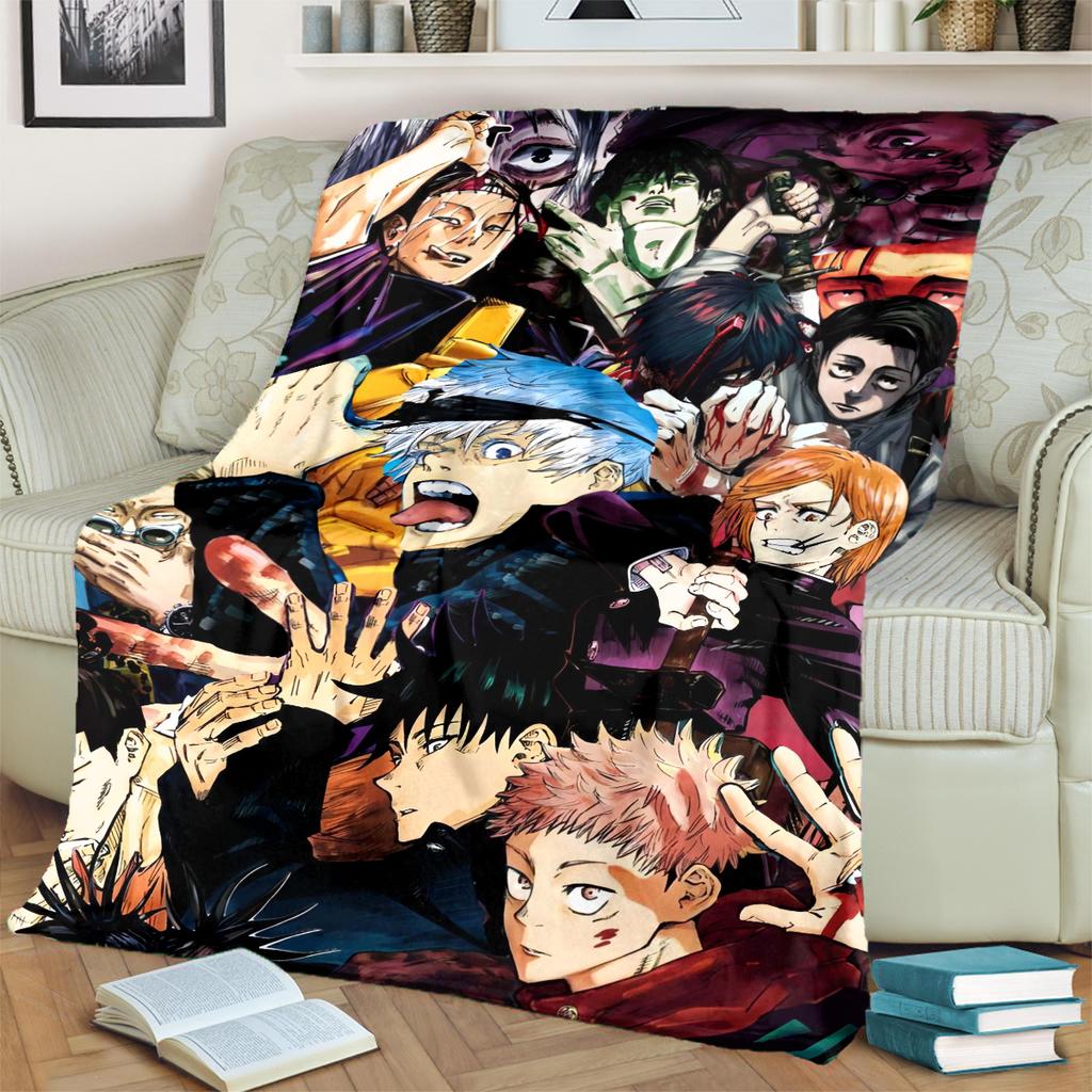Коврик-ковер моющийся нескользящий Jujutsu Kaisen Большой напольный коврик Спальня Домашний декор LXR173