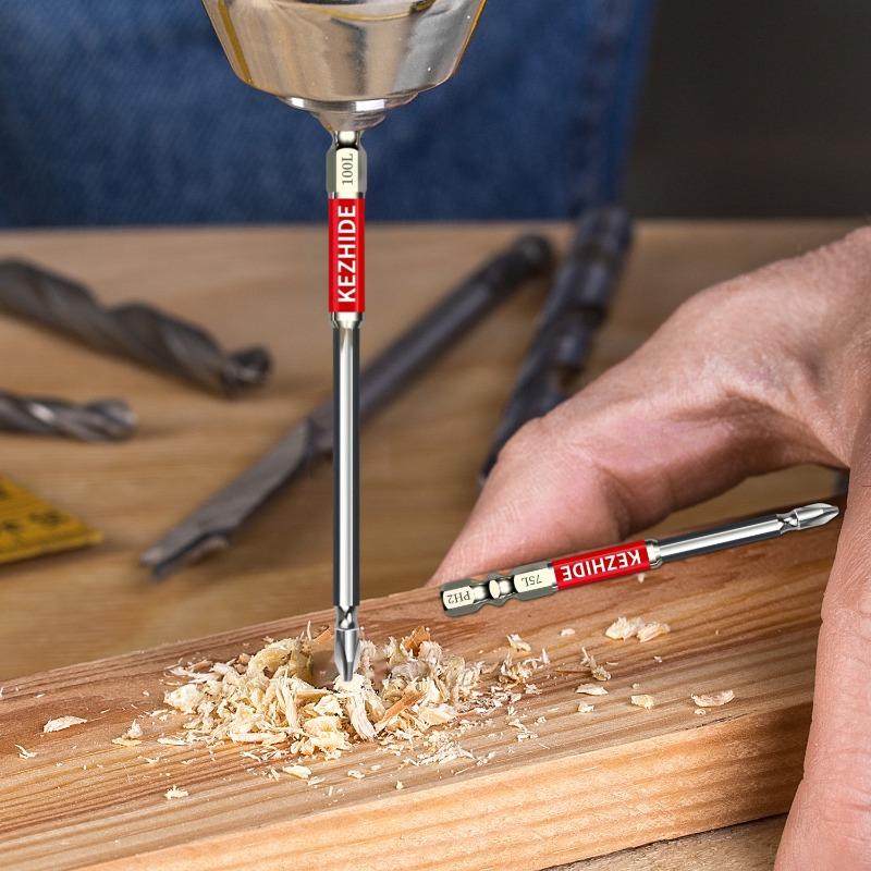 5/1 шт. Сильный Магнитный Набор Сверл-Бит для Отвертки Нескользящая Легированная Сталь Крестовая Головка Ударопрочные Биты Наконечники для Электрической Отвертки