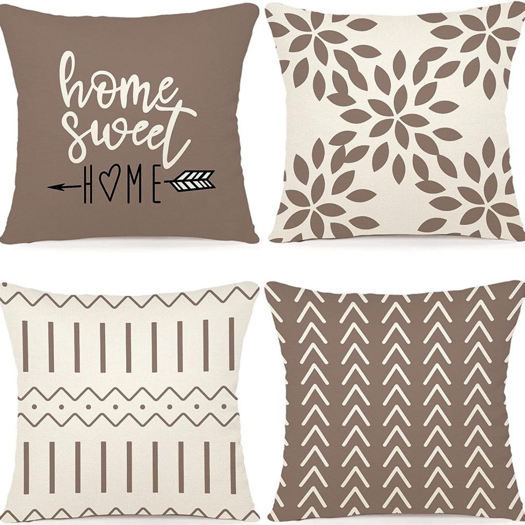 Modern Sofa Pillowcase Outdoor Decoration Linen Pillowcase Decoration Living Room Bedside Pillowcase