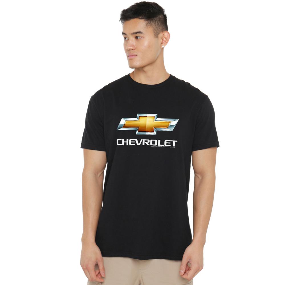 Chevrolet Unisex Adult Bowtie Stacked T-Shirt