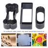 Bone Shape Leather Cutting Die Set Rectangle Craft Hole Puncher  Handmade DIY Leather Craft