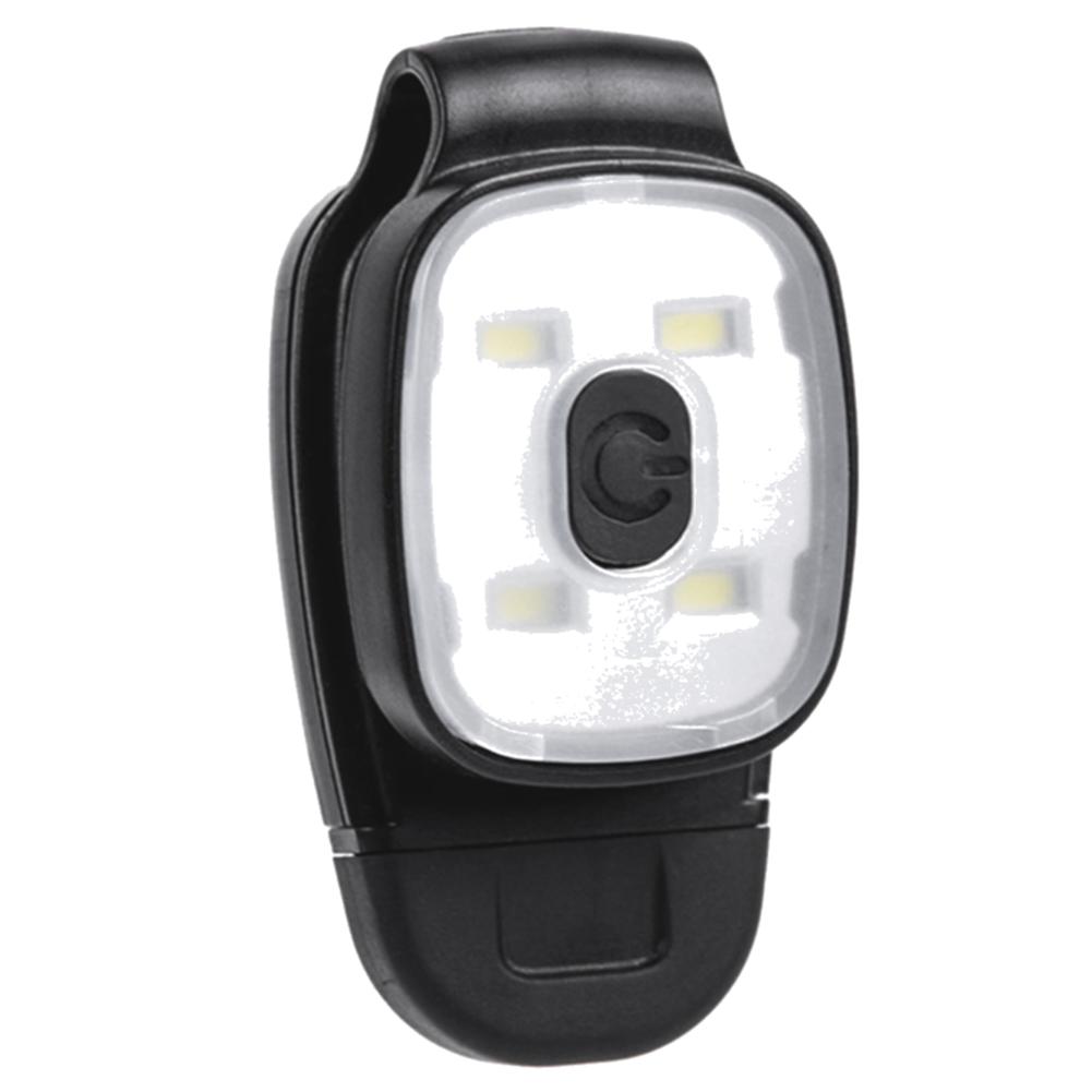 1-10PCS LED Clip Flashlight 3 Modes USB Rechargeable Clip On Cap Hat Light Night Running Safety Warning Light Portable Headlight