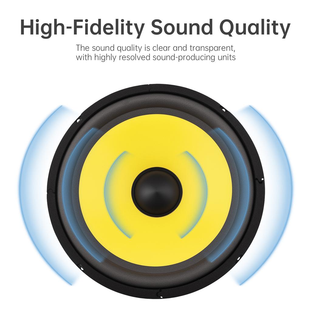 1PCS Loudspeaker Woofer Speaker for Car Audio / Home Theaters, Wide Frequency Response Car Audio Stereo Speaker