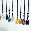 Various Materials Polished Gravel Gravel Rough Stone Crystal Natural Crystal Pendant Necklace