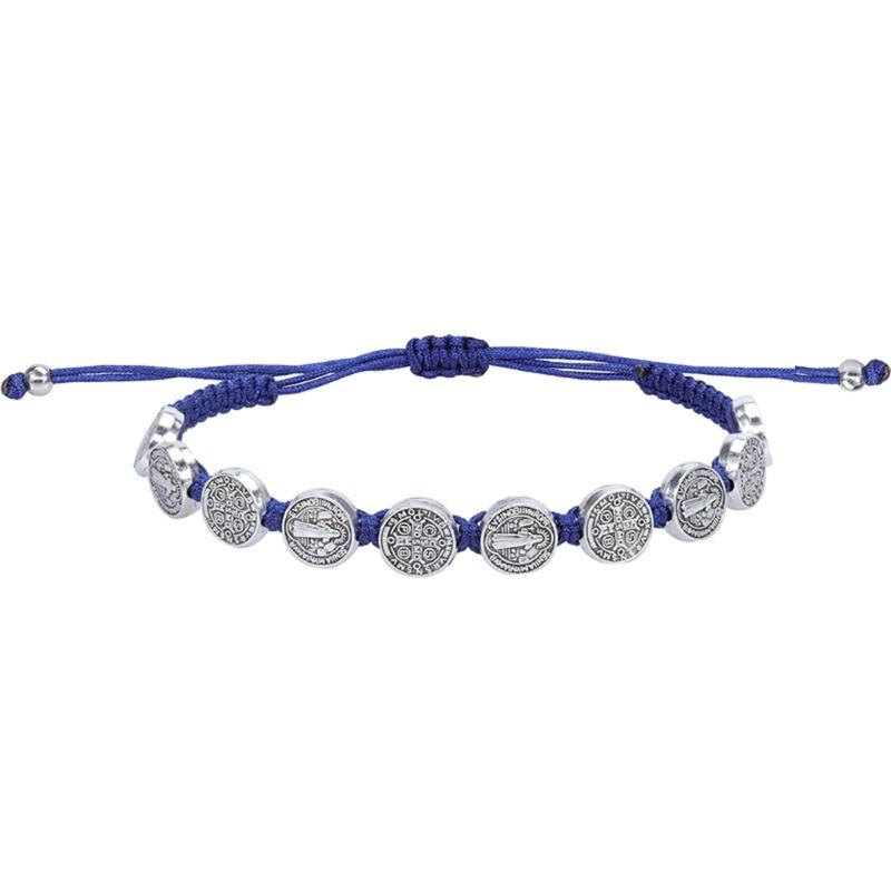 Леди Мэри/святой Бенедикт Браслет Ручной работы Плетеный Браслет из бусин Удачный Молитвенный Религиозные браслеты для мужчин и женщин