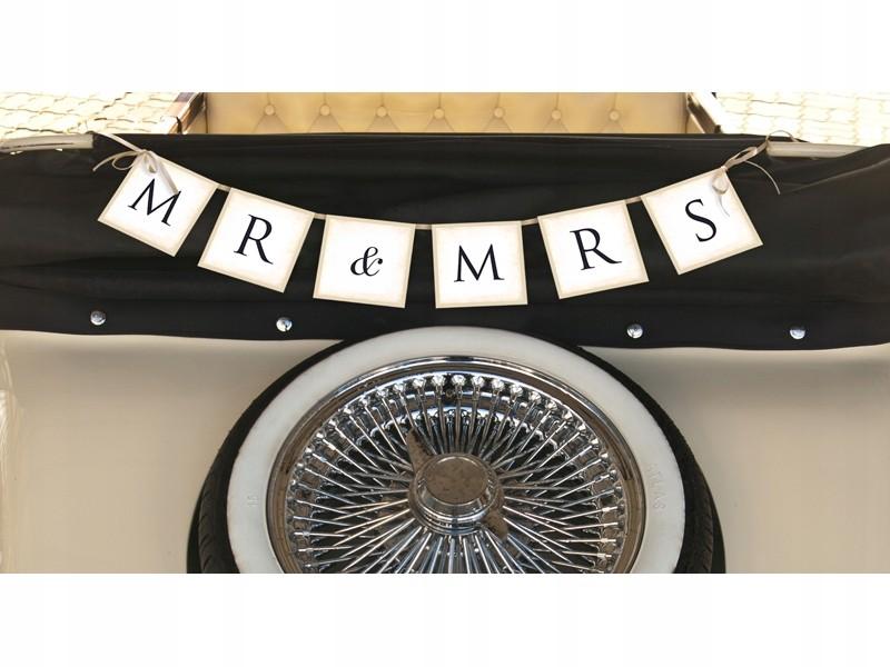 Baner Weselny Mr & Mrs Ok. 77Cm 1 Szt.
