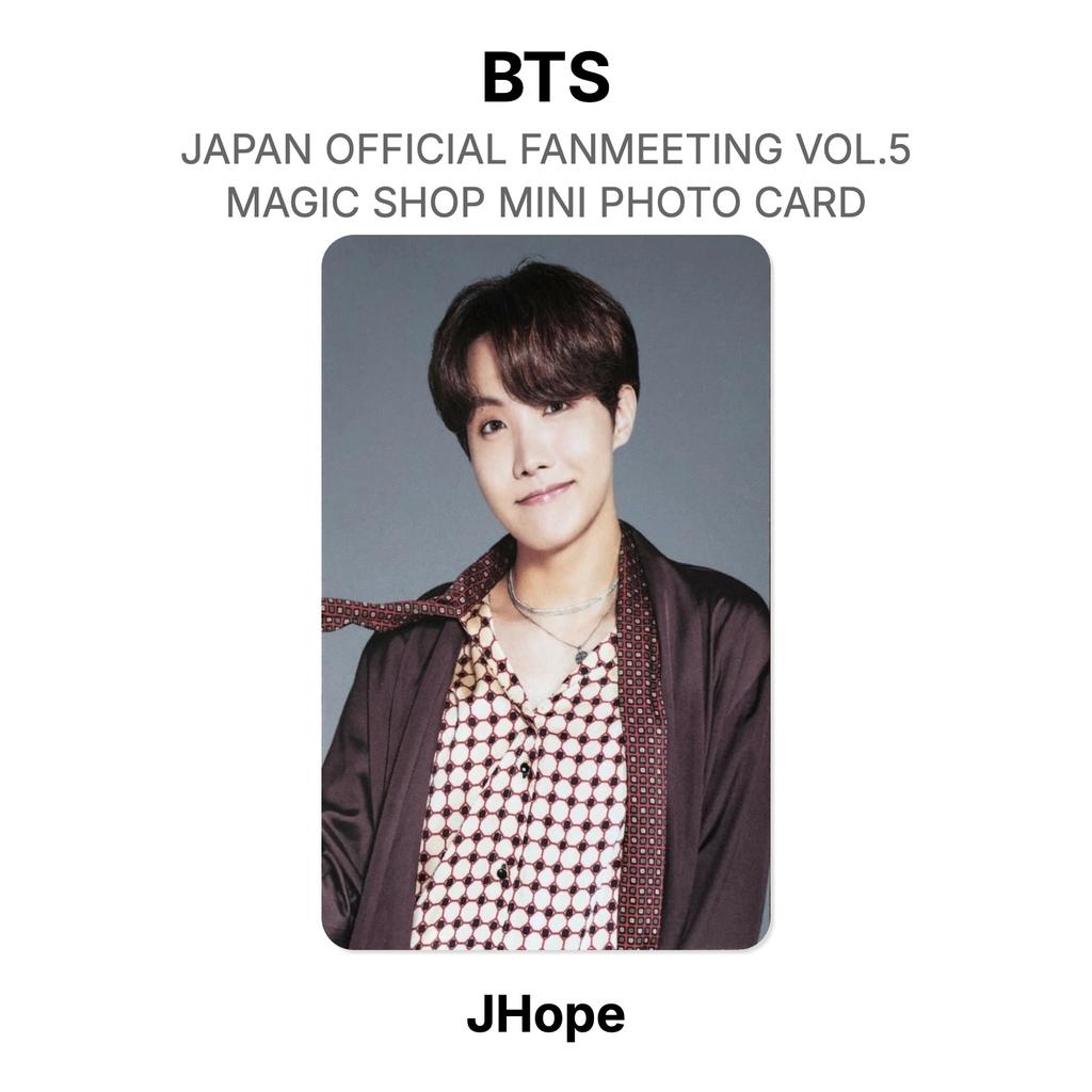 BTS ОФИЦИАЛЬНАЯ ФАН-ВСТРЕЧА В ЯПОНИИ VOL.5 MAGIC SHOP МИНИ-ФОТОКАРТОЧКА Официальная фотокарточка