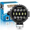 7-Inch 75W LED Car Headlight with 15 LEDs - Dual Color Work Light for Field and Auxiliary Use