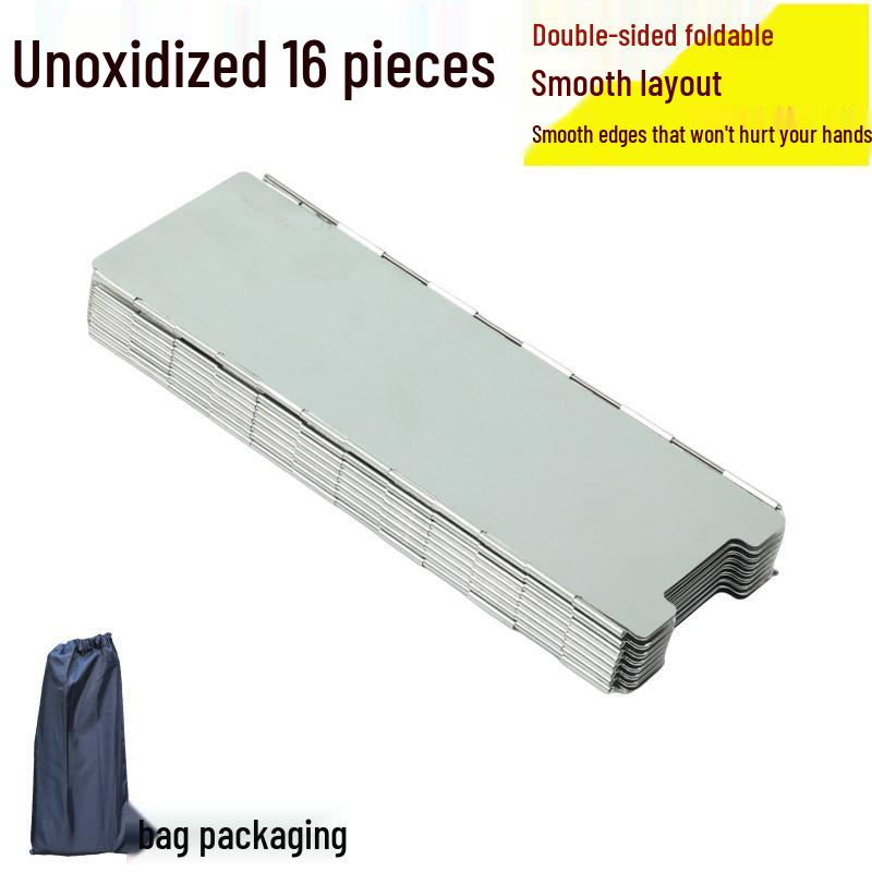 Уличный складной ветрозащитный экран для кемпинговых и пикниковых плит