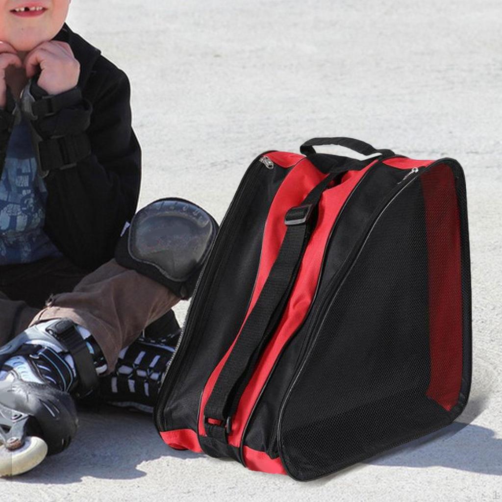 Сумка для роликовых коньков, сумка для хранения льда большой емкости для хранения обуви для катания на коньках