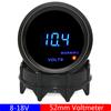 2"; 52mm Car Digital Turbo Boost Gauge PSI BAR Water Temp Oil Temp Oil Pressure Gauge Voltmeter EGT Tachometer RPM Gauge Car