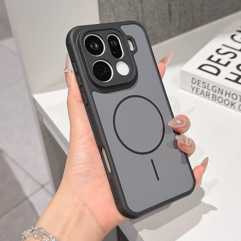 Для Magsafe Матовый Жесткий Чехол для OPPO Find X9 Pro X8S Plus X9 Ultra Магнитная Беспроводная Зарядка Теплоотвод Защитная Крышка