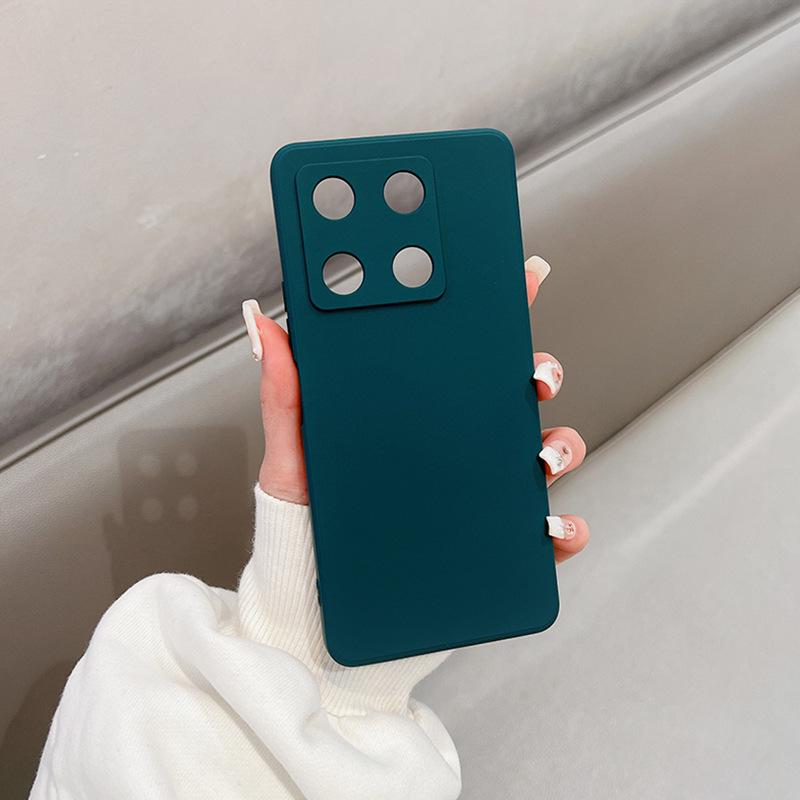 Жидкий силиконовый чехол Infinix Cube для телефонов Tecno и Itel