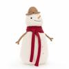 Plush Snowman Jellycat Toy With Hat And Scarf Design For Kids Daily Holiday Gift