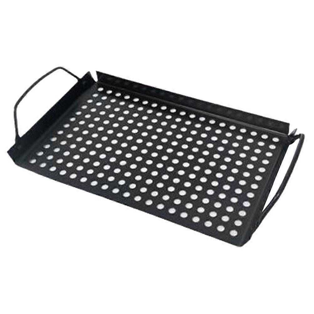 Nonstick Grill Pan for Outdoor BBQ Camping and Household Use – High Temp Resistant Cookware for Fish, Steaks, and Vegetables