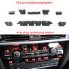 Car Air Conditioning AC Button Venlitation Key Cap Repair Kit Replacement For BMW X3 X4 Series F25 F26 2011-2017 64116825513