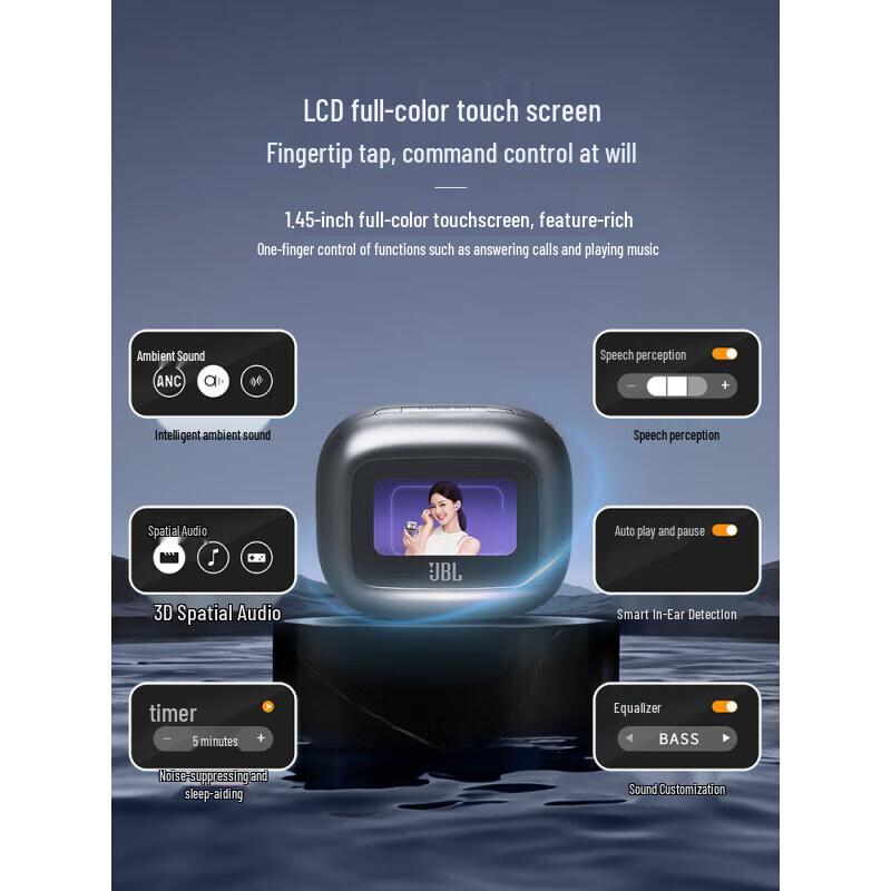 JBL LIVE BEAM 3 True Wireless Noise-Cancelling Earbuds